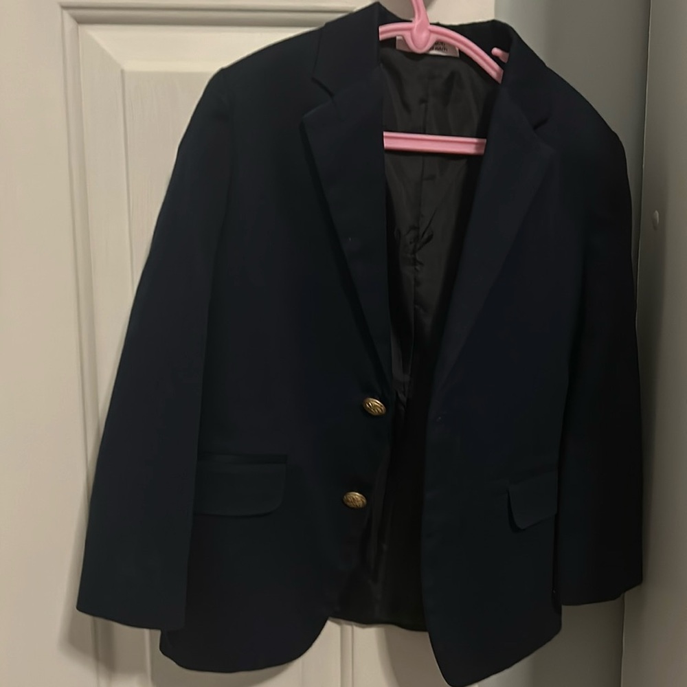 Boys size 5 navy blue blazer